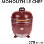 MONOLITH Grill LeCHEF PRO-Serie Rot ohne Gestell